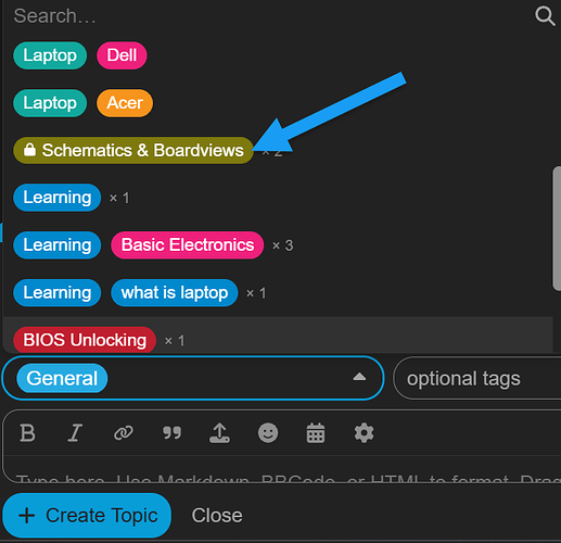 Image: The image shows a Slack interface with colored labels for categories like Laptop Dell, Laptop Acer, and Basic Electronics, among others, indicating different topics and topics within a channel. (Captioned by AI) (673×650 38 KB)