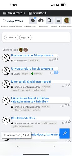 Image: The image shows a screenshot of a mobile phone with a web browser open, displaying a website with Finnish content.  (Captioned by AI) (1000×2167 126 KB)