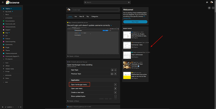 Image: The image shows a Discord interface with a roaming cursor highlighting the "Open hamburger menu" button. (Captioned by AI) (2560×1305 290 KB)