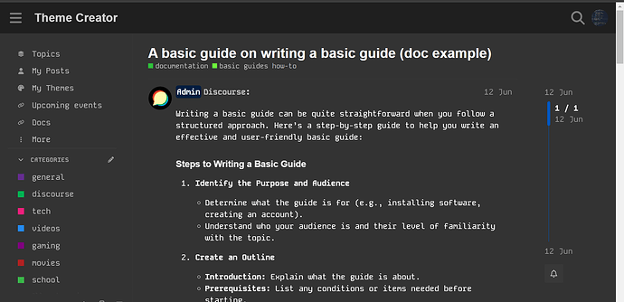 Image: This image depicts a screenshot of a Discourse forum in a topic using the NateDhaliwal's theme. (1920×932 97 KB)